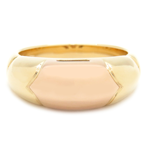 Bvlgari Certaura Ring Yellow Gold Pink Gold - Picture 2 of 7